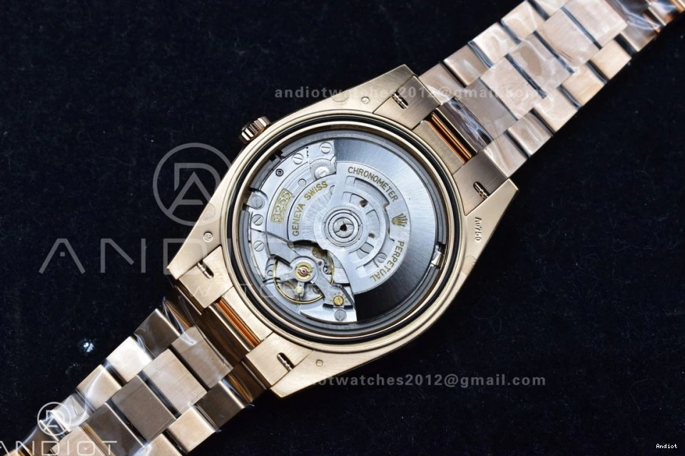 Date Edition Dial Roman Best THBF Day VR3255 President Green 228235 on 40 (Gain 1:1 RG Weight) Bracelet 0117